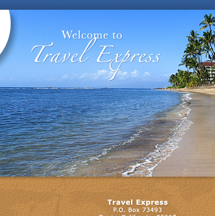 Welcome to the Travel Express Web site